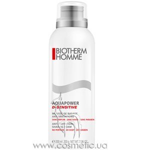 ���� ��� ������ ��� �������������� ���� Biotherm Homme Aquapower D-Sensitive Shaving Foam