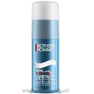 ���������� ����������� ���� Biotherm Homme T-Pur Anti Oil & Wet Mattifying Moisturizing Gel