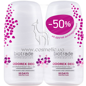 ����� ��������� ���������������� Biotrade Cosmeceuticals Odorex Antiperspirant Roll-On 2 x 40ml