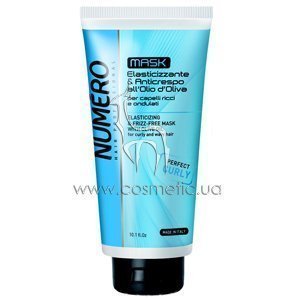 Маска для вьющихся волос с экстрактом оливкового масла Brelil Numero Elasticizing Mask