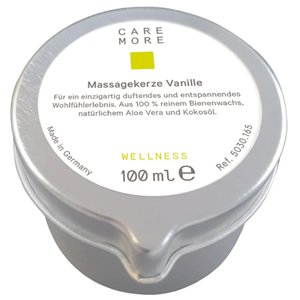 ��������� ����� ��� ��� �������� Care More Wellness Massagekerze Vanille