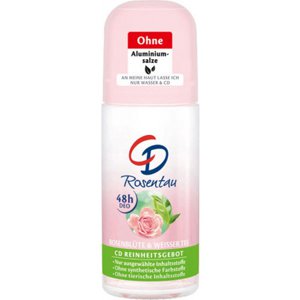 Роликовый дезодорант без алюминия «Роза и белый чай» CD Rosentau 48h Deo Roll-On