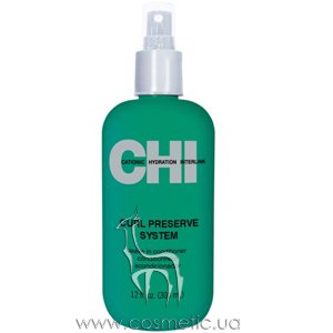 ����������� ����������� ��� �������� ����� � ������ ������� �� CHI Curl Preserve System Leave-In Conditioner