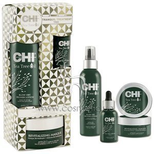 Набор средств для ухода за волосами с маслом чайного дерева CHI Tea Tree Oil Tranquil Treatment Trio Kit