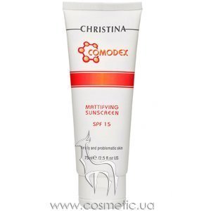 �������������� ���������� ���� ��� ������ � ���������� ���� Christina Comodex Mattifying SunScreen SPF 15