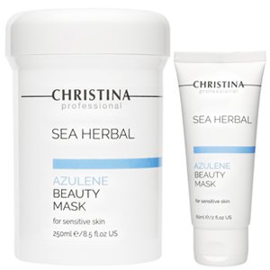 ����� ������� �� ������ ������� ���� ��� �������������� ���� �������� Christina Sea Herbal Beauty Mask Azulene