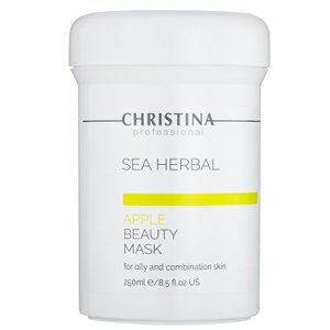 �������� ����� ������� ��� ������ � ��������������� ���� Christina Sea Herbal Beauty Mask Green Apple