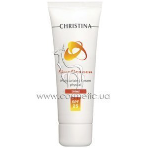 �������������� ���������� ���� Christina SunScreen Moisturizing Cream With Vitamin E Physical SPF 25 Tinted