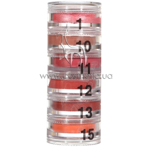 ������ ������ � �������� 6 ������ Cinecitta Make Up Piramide Lipstick 1-15