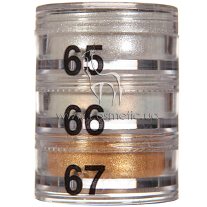 ���� � ����� ����������� �������� 3 ����� Cinecitta Make Up Pyramid Powder Eyeshadows �65-67