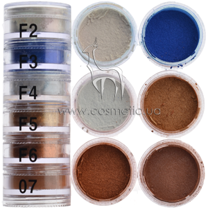 ���� � ����� ����������� �������� 6 ������ Cinecitta Make Up Pyramid Powder Eyeshadows �F2-07