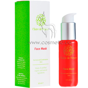 ����� ��� ���� ��� ���������� � ��������������� ���� Claire de Nature Face Mask For Normal And Combination Skin