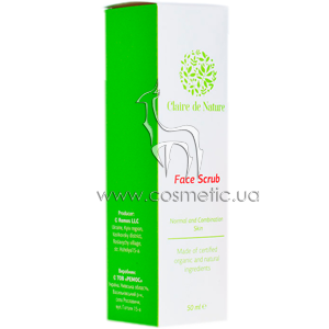 ����� ��� ���������� � ��������������� ���� ���� Claire de Nature Face Scrub For Normal and Combination Skin