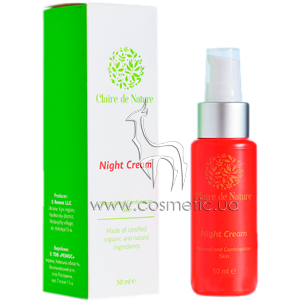 ������ ���� ��� ���������� � ��������������� ���� Claire de Nature Night Cream For Normal And Combination Skin