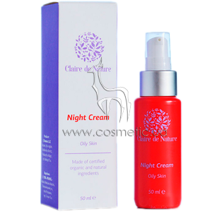 ������ ���� ��� ������ ���� Claire de Nature Night Cream For Oily Skin