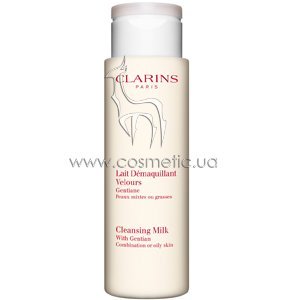 ������� � ���������� ��������� ��� ��������������� ��� ������ ���� Clarins Cleansing Milk With Gentian