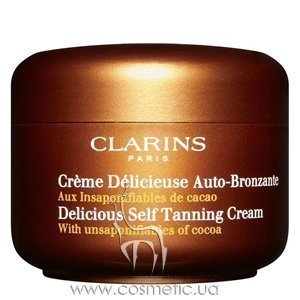 ��������� ��� ���� � ���� � ���������� ����� Clarins Delicious Self Tanning Cream