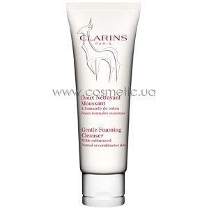 ���������� � ��������� �������� ���� ��� ���������� ��� ��������������� ���� Clarins Gentle Foaming Cleanser With Cottonseed