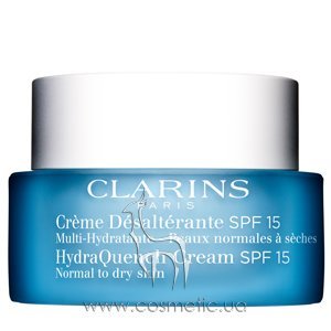 ���������� ����������� ���� ��� ���������� � ����� ���� Clarins HydraQuench Cream SPF 15 Normal-to-Dry Skin