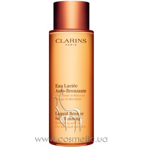Лосьон-автозагар для лица и декольте Clarins Liquid Bronze Self Tanning