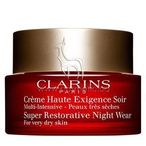 ������ ���� ����� ������������ ����� �� ����� ����� ������ ����� Clarins Super Restorative Night Wear Fo Very Dry Skin