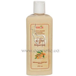 ����������� �������-�������������� ������ ������ � �������� Cocos Argan Oil and Keratin Hair Balm