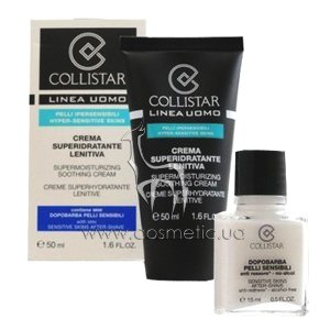 ����������� � ������������� ���� ��� ���� + ������� Collistar Linea Uomo Supermoisturizing Soothing Cream