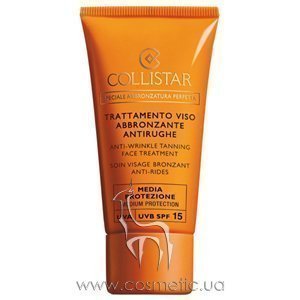 �������� ���� ��� ������ ��� ���� ��������������� ��������������� �������� Collistar Speciale Abbronzatura Perfetta Sun Anti-Wrinkle Tanning Face Treatment SPF 15
