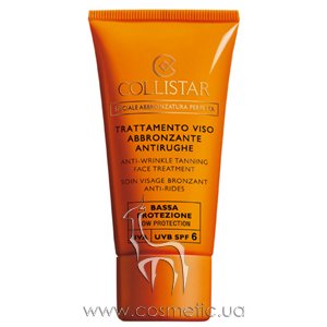 �������� ���� ��� ������ ��� ���� ��������������� ��������������� �������� Collistar Speciale Abbronzatura Perfetta Sun Anti-Wrinkle Tanning Face Treatment SPF 6