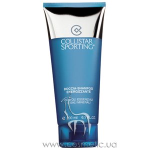 ������������ ������� ��� ���� � �������� ������� � ������������ ������ Collistar Sporting Energizing Shower Shampoo with Essential Oils and Mineral Salts