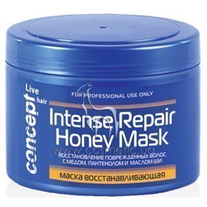 ����� ����������������� � ����� ��� ����� � ������������ ����� Concept Live Hair Intense Repair Honey Masque