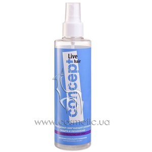 ����������� ���������� ������� � ���������� Concept Live Hair Multi-Potective Hair Spray
