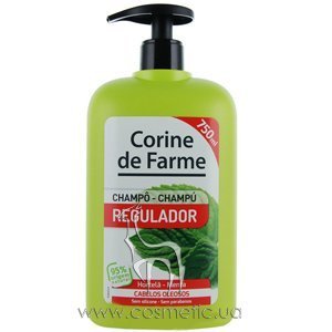 ������� ������������ � ����� Corine De Farme Regulator Mint Shampoo