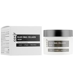 �������������� ����������� ���� ��� ���� Coxir Black Snail Collagen Cream Anti-Wrinkle And Nourish