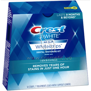 ������� ��� ����������� ����� � �������� �������� Crest 3D White Whitestrips 1 Hour Express