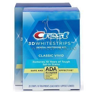 ������� ��� ����������� ����� � �������� �������� Crest 3D White Whitestrips Classic Vivid