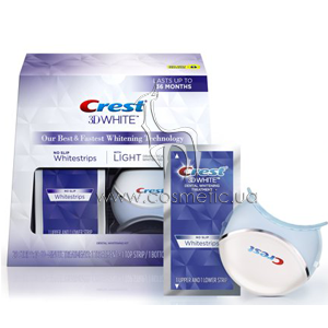 ����� ��� �����������  ����� Crest 3D White Whitestrips with Light Teeth Whitening Kit