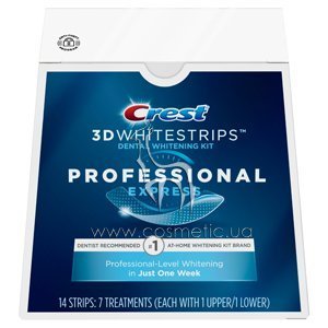 ������� ��� ����������� ����� � �������� �������� Crest 3D Whitestrips Professional Express Teeth Whitening Kit 7 Treatments