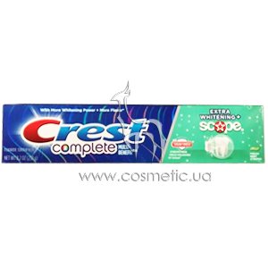 ������ ������������ ������ ����� Crest Complete Extra Whitening Plus Scope Toothpaste