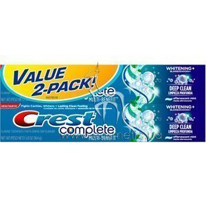 ����� ������ ���� Crest Complete Multi-Benefit Whitening Deep Clean Toothpaste Double Pack