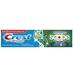������ ����� Crest Complete Multi-Benefit Whitening+ Scope Outlast Mint Toothpaste