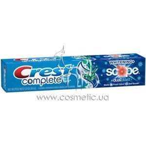 ������������ � ���������� ������ ����� Crest Whitening + Scope DualBlast Toothpaste