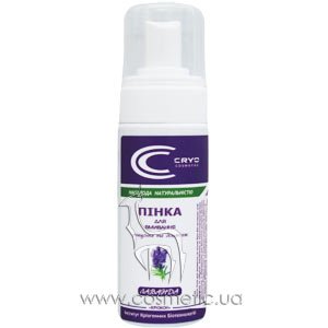 ����� ��� �������� � ������������������� ��������� ����������� ������� � ������� Cryo Cosmetics Face Foam with Lavender and Thyme