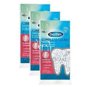 ������ ����-����� � ����������� � ����������� ����� DenTek Complete Clean Zahnseide & Sticks