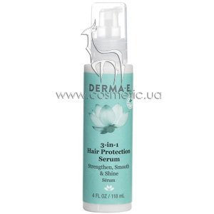 ��������� ��� ������ ����� 3-�-1 Derma E3-in-1 Hair Protection Serum Strengthen, Smooth & Shine