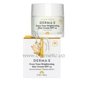 ����������� ������� ���� � �������������� �������� � ��������� � Derma E Even Tone Brightening Day Cream SPF 15