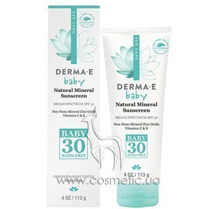 ����������� ����������� �������������� �������� ��� ������� SPF 30 Derma E Baby Natural Mineral Sunscreen SPF 30