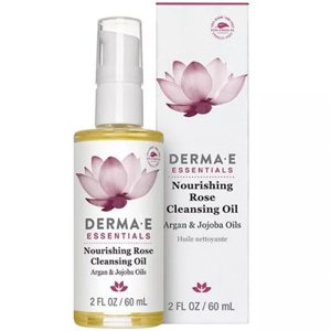 ����������� ��������� ����� ���� Derma E Essentials Nourishing Rose Cleansing Oil