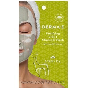 ��������� �������� ����� ������������ ������������� Derma E Purifying 2-in-1 Charcoal Mask