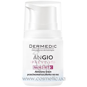 �������� ������ ���� ������ ������ ��� ���� �������� � ������������ Dermedic Angio Preventi Nano Anti-Wrinkle Night Cream
